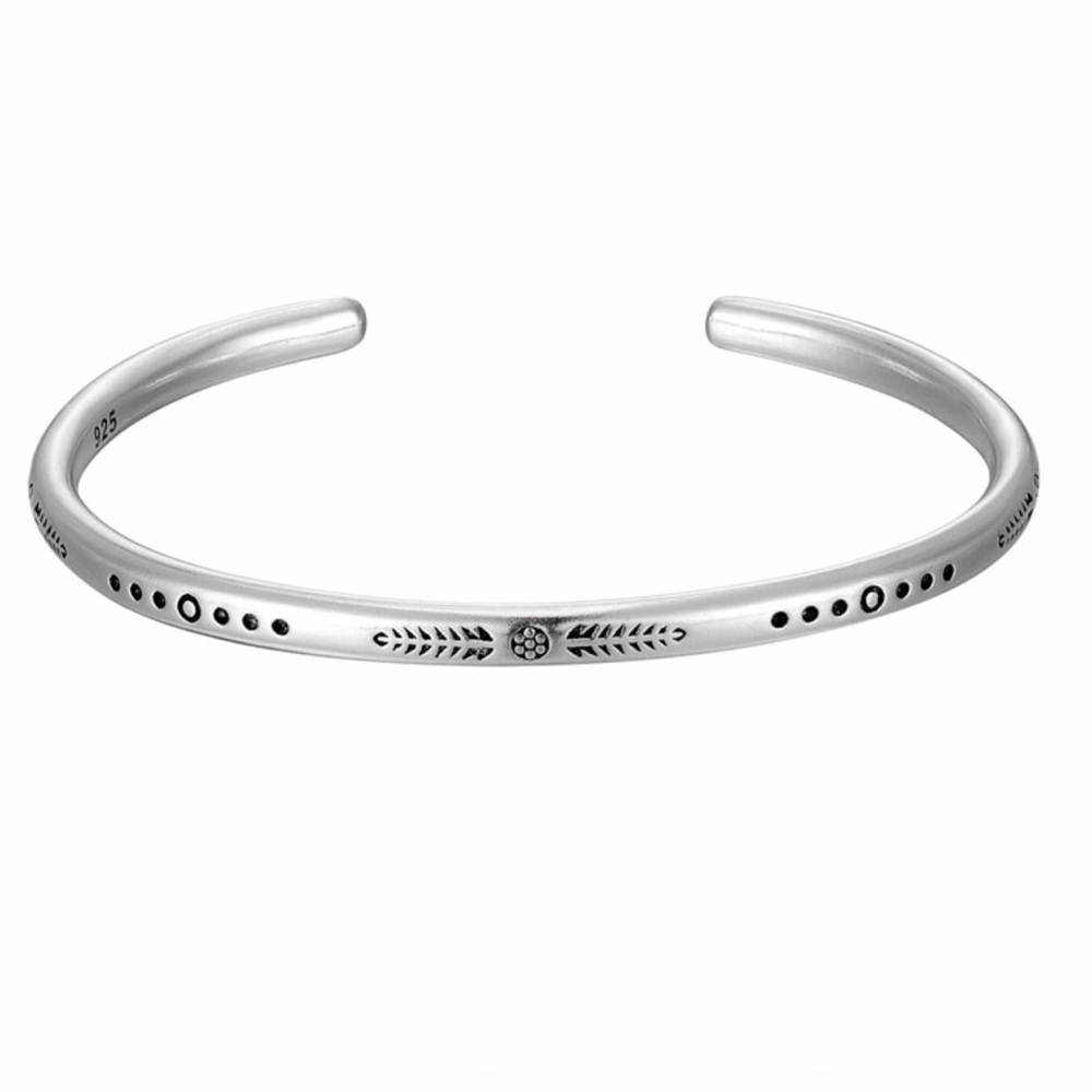 Elegant Silver Cuff Bracelet